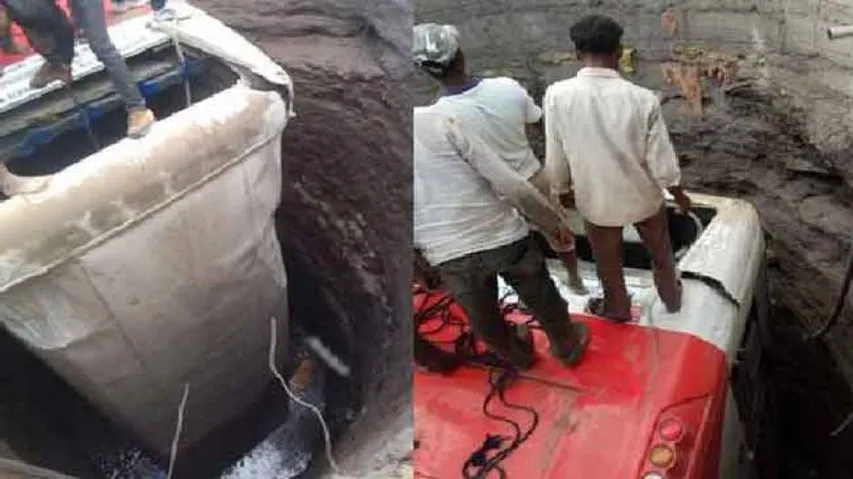 Maharashtra: 7 Killed In Bus-Autorickshaw Crash; Both Vehicles Fall In Well