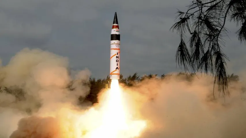 India test fires Agni-V missile off Odisha coast
