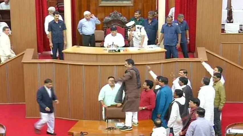 Opp, BJD members force House adjournment till 12.30 pm
