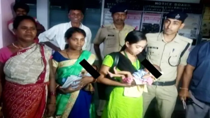Newborn twins found abandoned at Bolangir Railway station