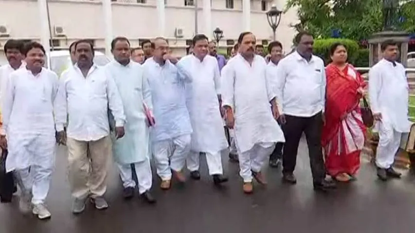 BJP stages walkout protesting supplementary demand passage 'without' discussion in Assembly