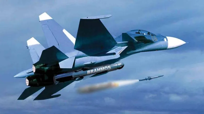 BrahMos missile test fired from Sukhoi jet