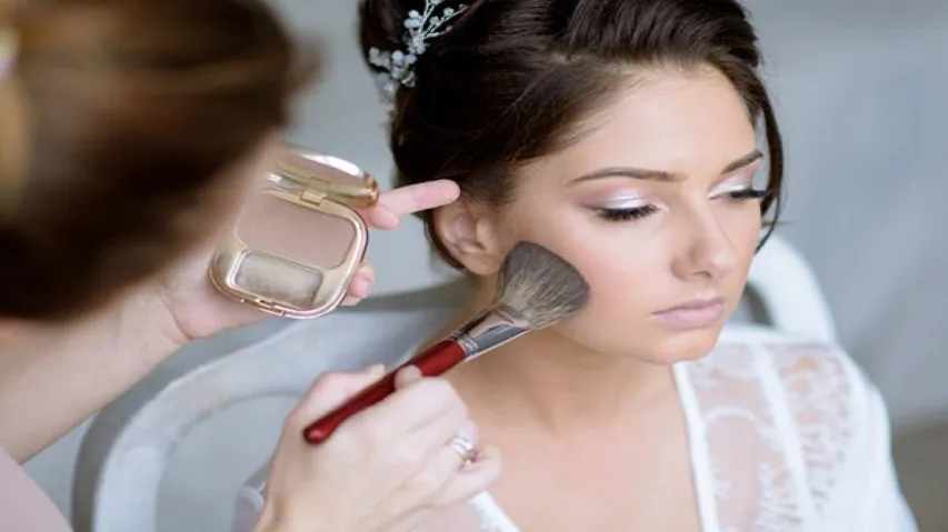 Don't overdo stress or make-up on wedding day