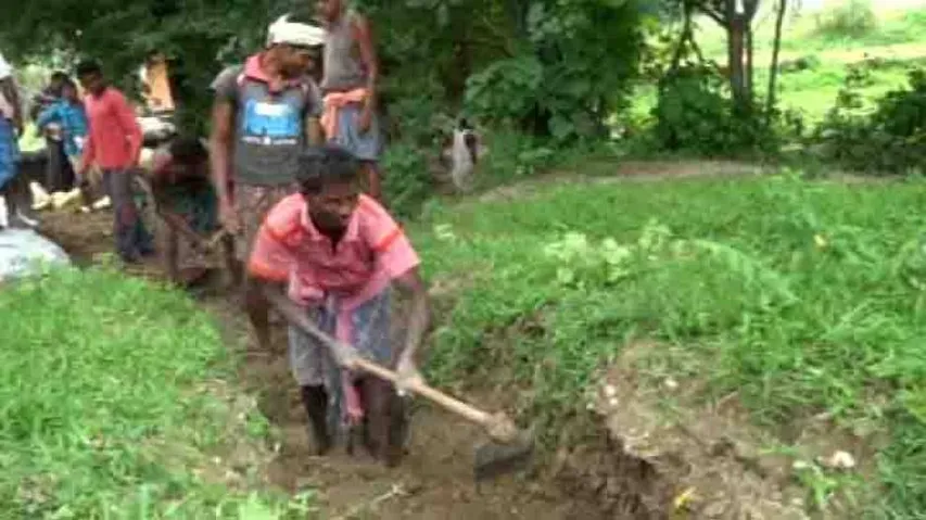 Villagers dig canal on their own to irrigate farmland in Nuapada