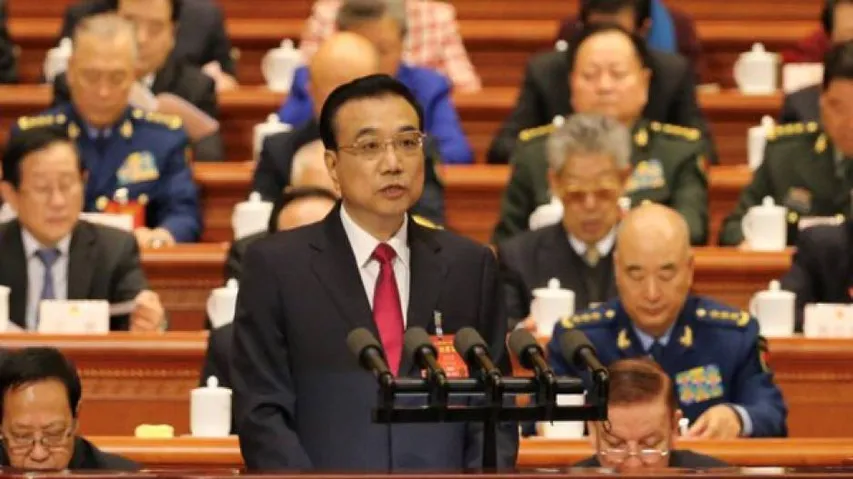 China sets 2017 growth target at around 6.5%