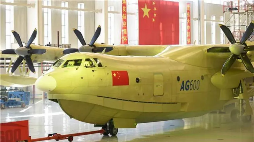 China's first homegrown amphibious aircraft makes maiden flight