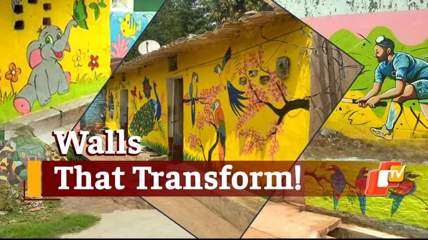 Odisha: These wall paintings will let you forget it is a slum