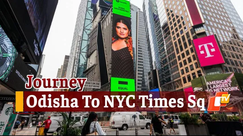 Sona Mohapatra Features On NYC Times Square Billboard As Part Of Spotify Equal Campaign