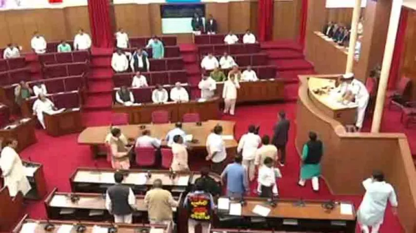 Second day of Odisha Assembly session washed away amid ruckus