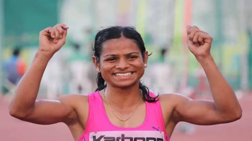 Dutee Chand bags gold in 100 mts at Indian Grand Prix