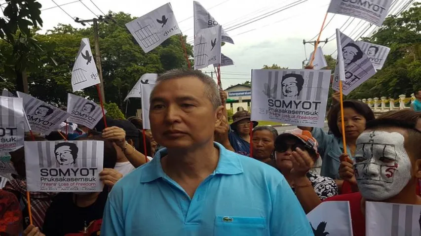 Thai editor released from prison after 7 years
