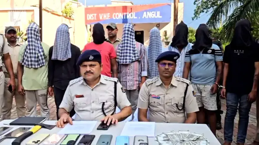 Highway heist foiled in Odisha’s Angul; police nab 8 armed dacoits