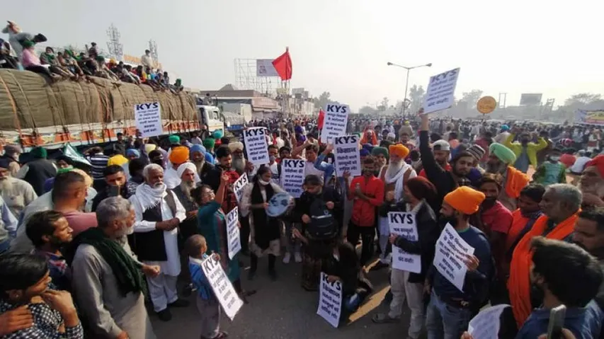 Farmers' Protest Continues On Delhi Borders, Enters 15th Day