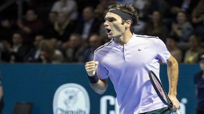 Federer defeats Del Potro at Swiss Indoors final