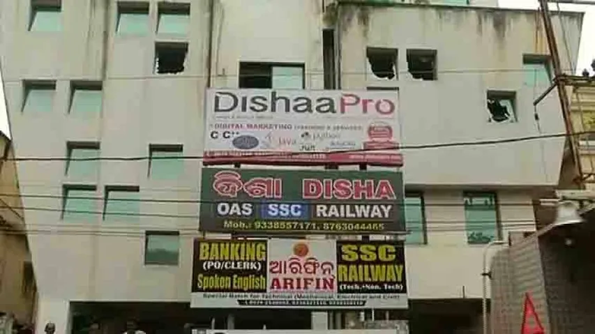Private coaching centre in Bhubaneswar gutted in major fire mishap