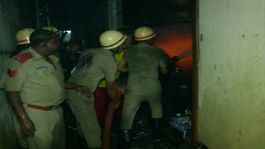 Pipe godown destroyed in fire; goods worth over Rs 1 cr gutted