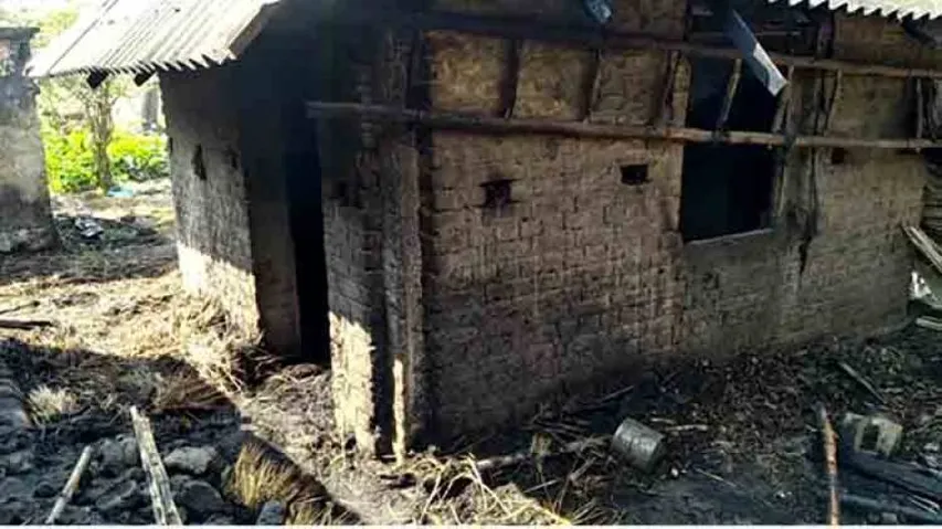 Bhadrak fire mishap: 9 rooms gutted, 3 cattle burnt alive