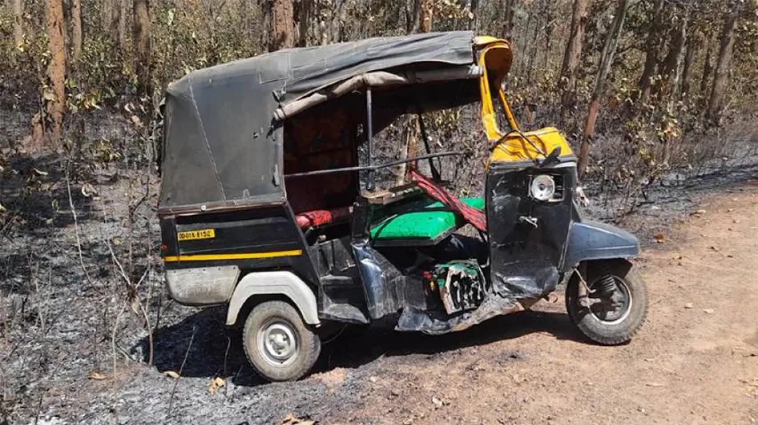 Odisha: 5 Including Minor Injured In Forest Fire After Accident