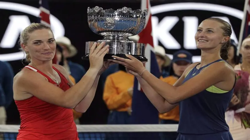 Babos-Mladenovic pair claims 1st Grand Slam title