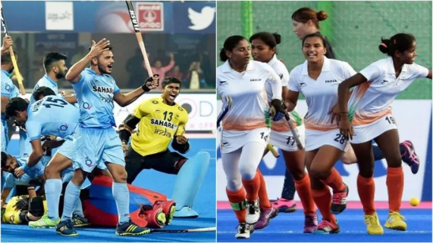 Indian hockey teams end year on 6th and 10th position