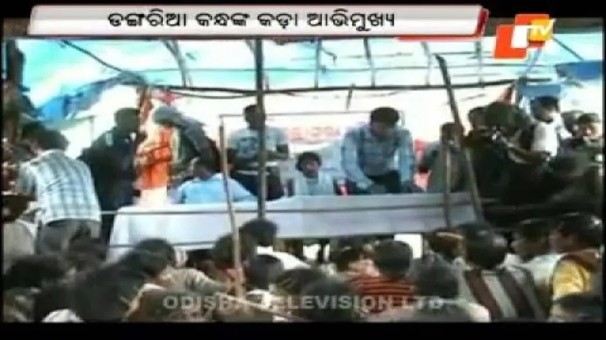 Dangaria Kandhs protest SC hearing on mining in Niyamgiri