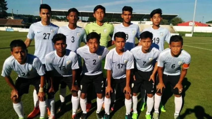 India U-17 team draw with Saint Leu