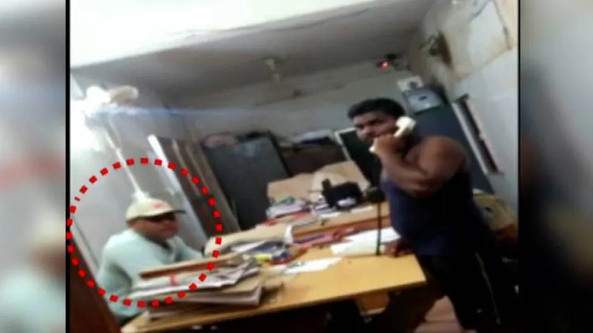 Jail Superintendent’s hubby caught on cam using Jail PC
