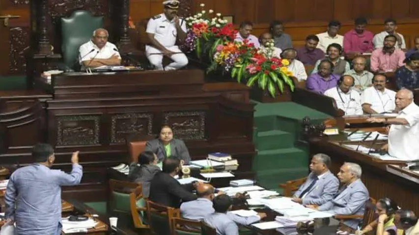 No Floor Test In Karnataka Assembly Due To Ruckus