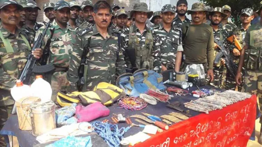 CRPF jawans bust Maoist camp in Kandhamal