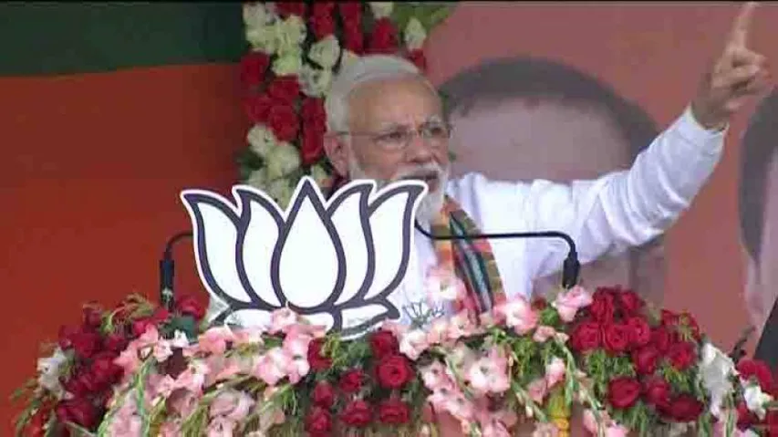 Make lotus bloom, build 'majboot' Odisha: Modi at Sundergarh