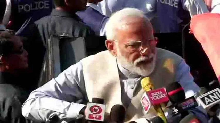 Voter ID stronger than IED: Modi after voting