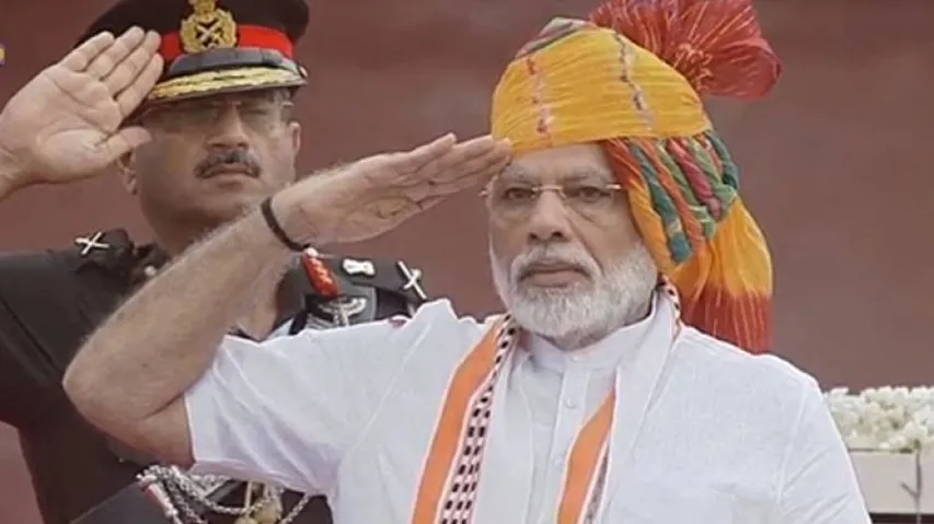 PM unfurls tricolour, address nation on I-Day
