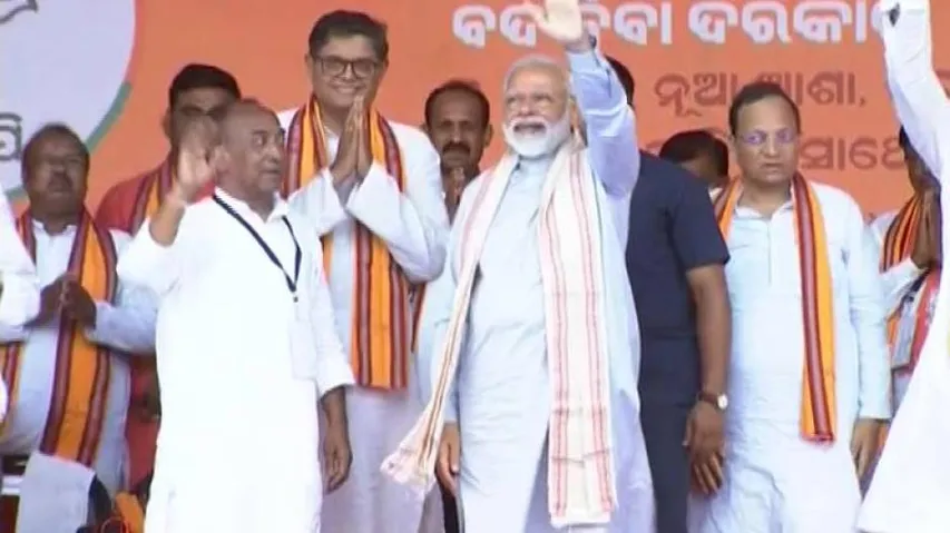 Naveen's exit 'inevitable' in 2019: Modi in Kendrapara, Balasore