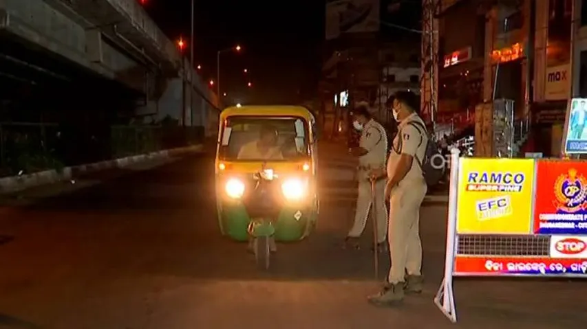 Night Curfew Across Odisha In Pictures
