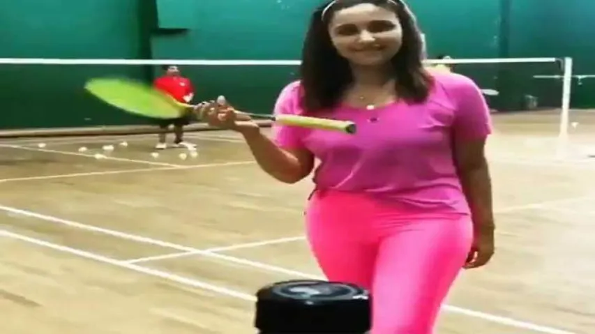 Parineeti Gives Twist To ‘Bottle Cap Challenge’