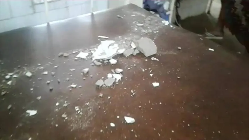 Patient injured after portion of hospital ceiling collapses
