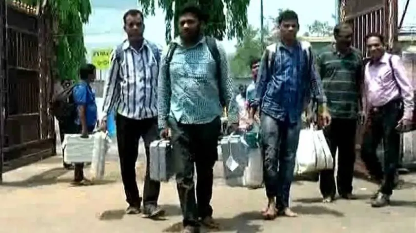Beyond call of duty: Odisha polling officials walk 15 kms to protect EVMs from Maoists