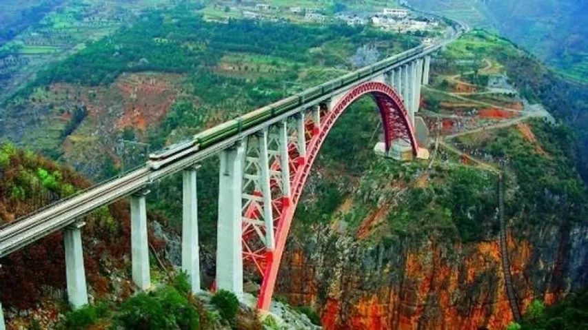 Railways launch main arch on world's highest bridge on Chenab