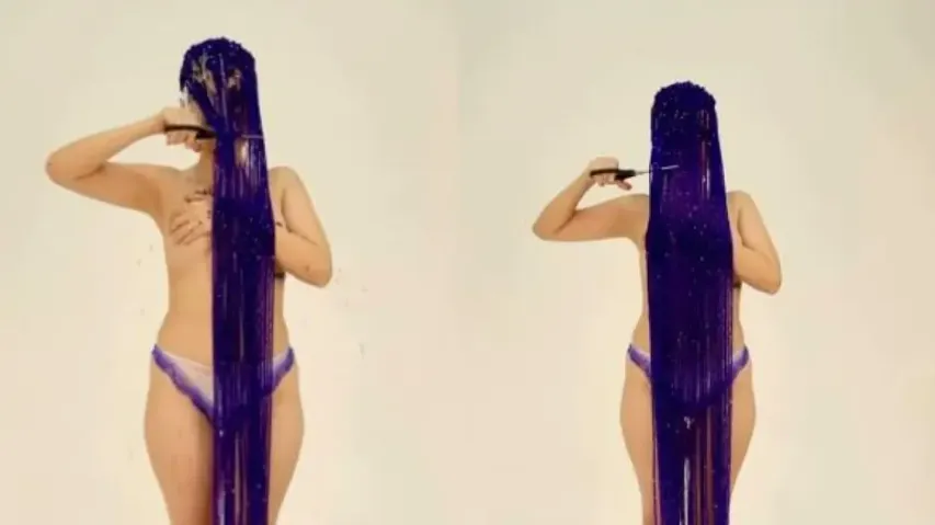 Urfi Javed once again goes topless in latest Instagram video, denizens say 'Yeh nahin sudhregi'