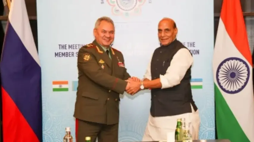 SCO Defence Ministers' meet: Rajnath Singh holds bilateral talks with Russian counterpart