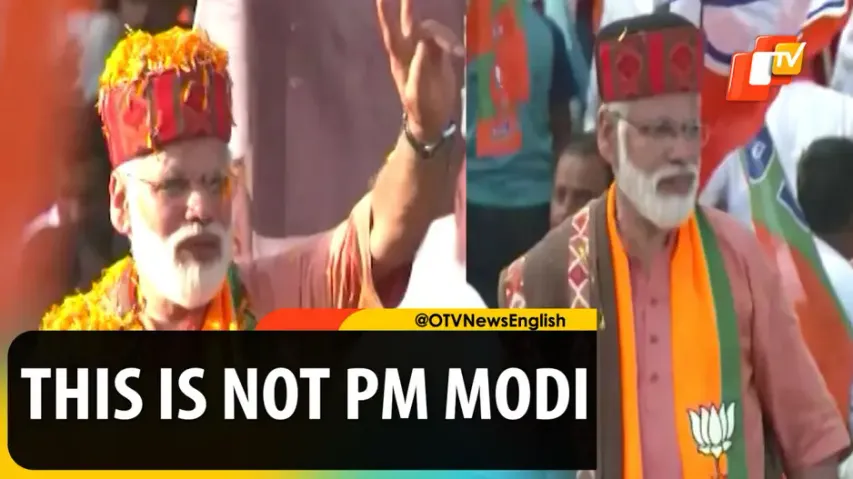 PM Modi’s lookalike at BJP’s poll campaign in Karnataka 