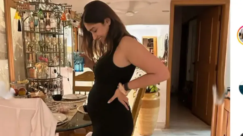 Ileana D’Cruz flaunts baby bump first time ever since pregnancy announcement; watch
