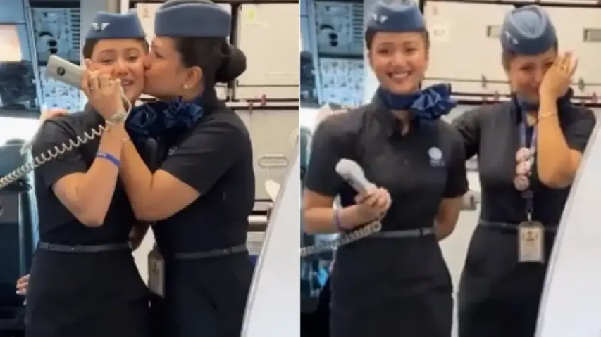 Mother-daughter cabin crew duo's touching Mother's Day celebration melts hearts online 