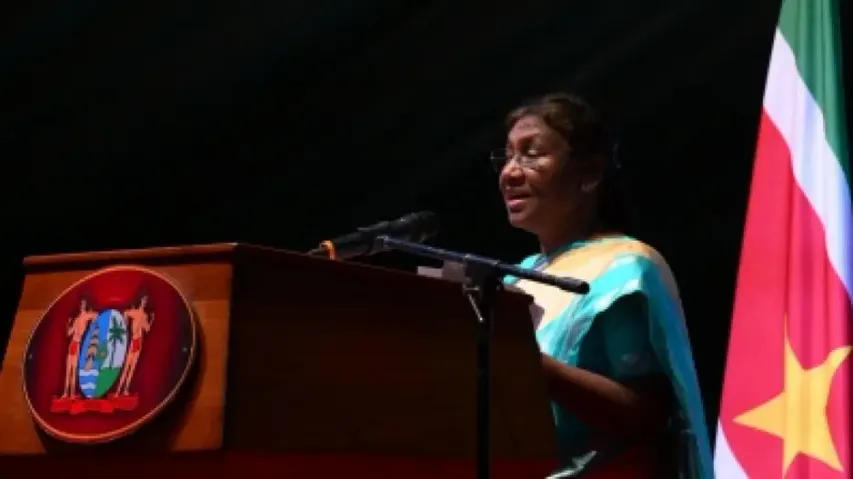President Droupadi Murmu in Suriname