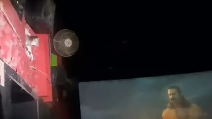 Monkey peeps into theatre during Adipurush screening, watch