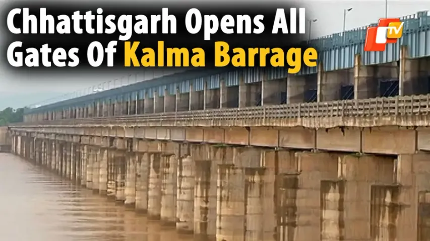 Chhattisgarh, Kalma Barrage, Hirakud dam, Odisha, Mahanadi