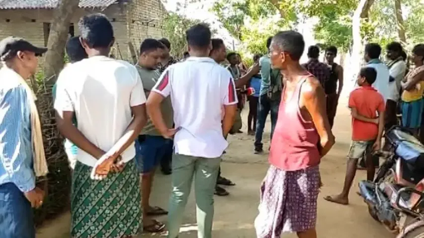 Men feast on human flesh