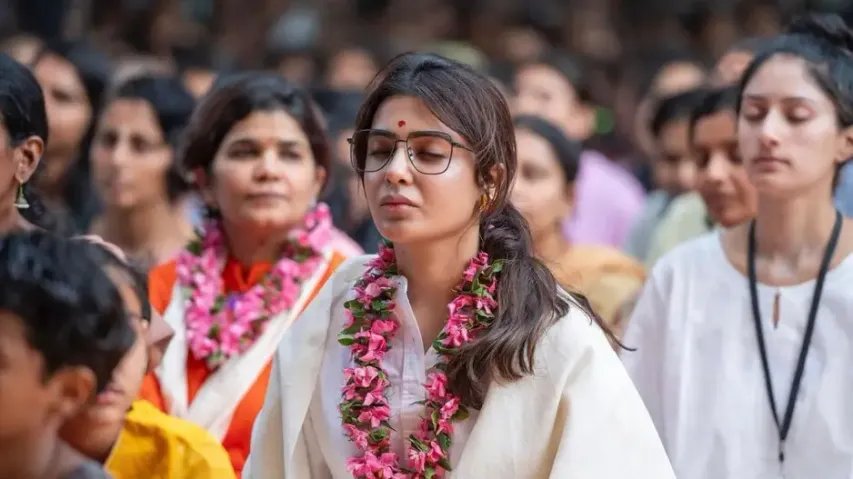 Samantha shares pics from spiritual retreat, says 'meditative state is my powerful source of strengt