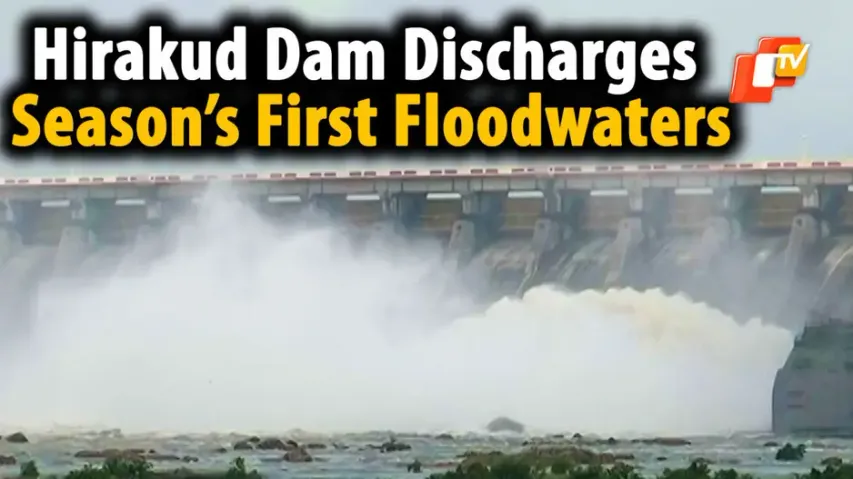 Hirakud Dam, Release Floodwater 