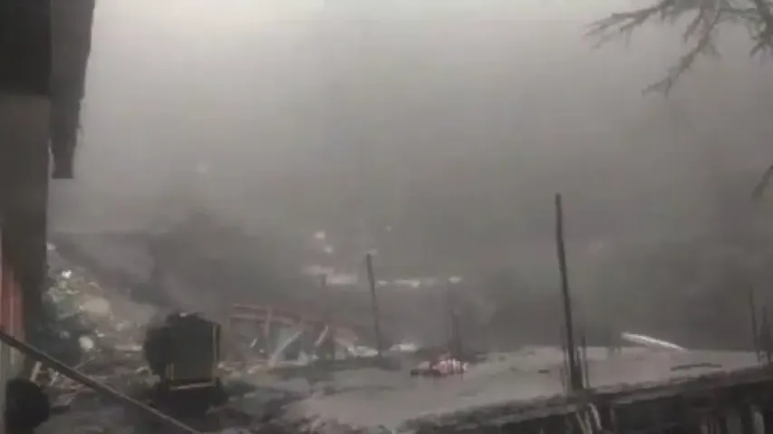 Temple collapse in Shimla 